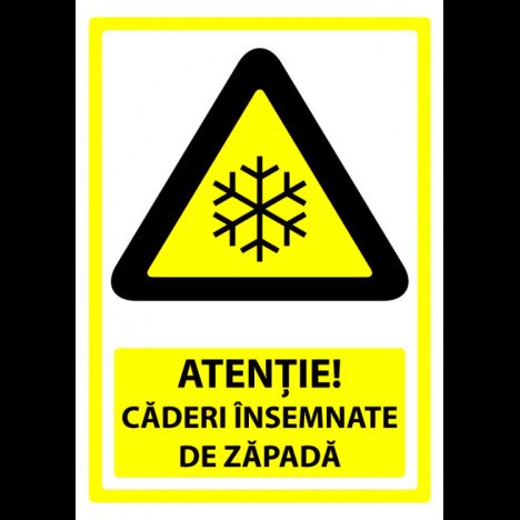 Indicator pentru caderi insemnate de zapada